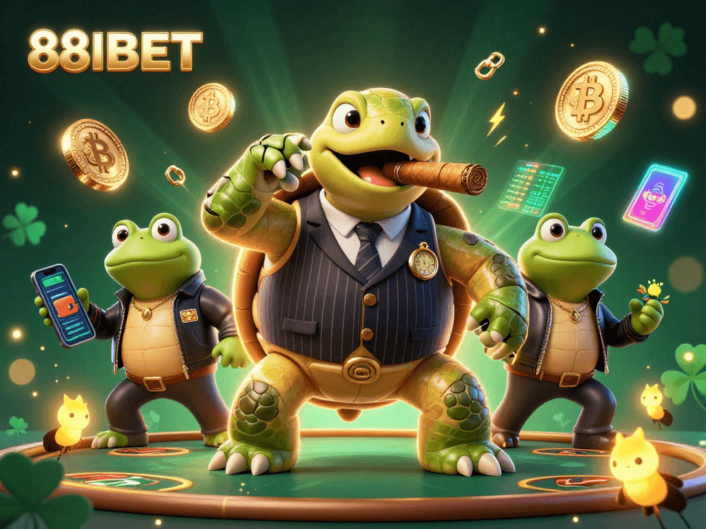 Win big with 88I BET's immersive casino experience featuring colorful characters and vibrant game elements.