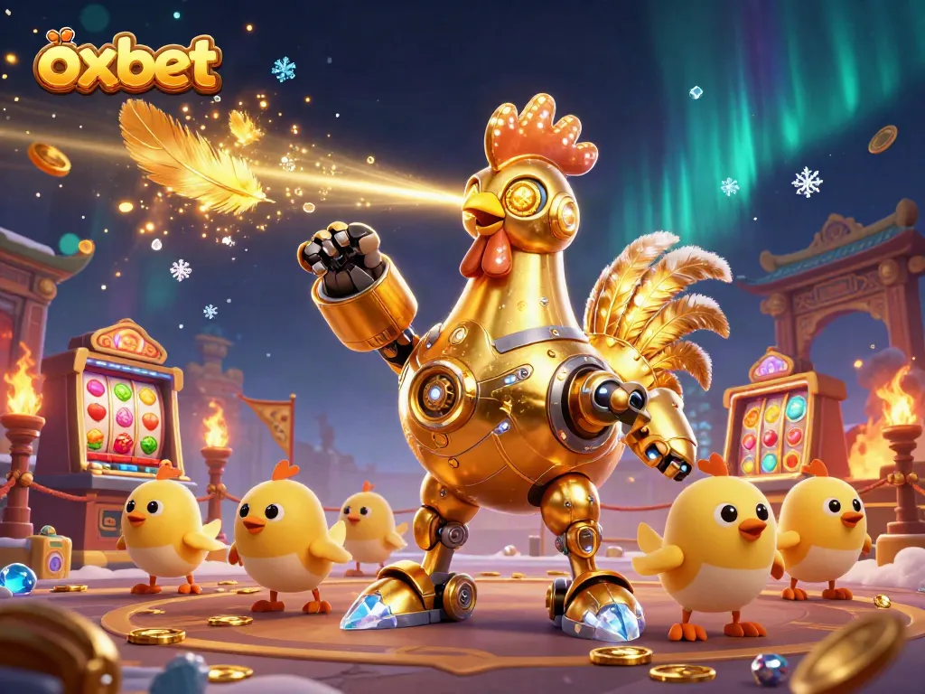 Join the action at OXBET, where vibrant slots and golden tokens create an electrifying casino experience.