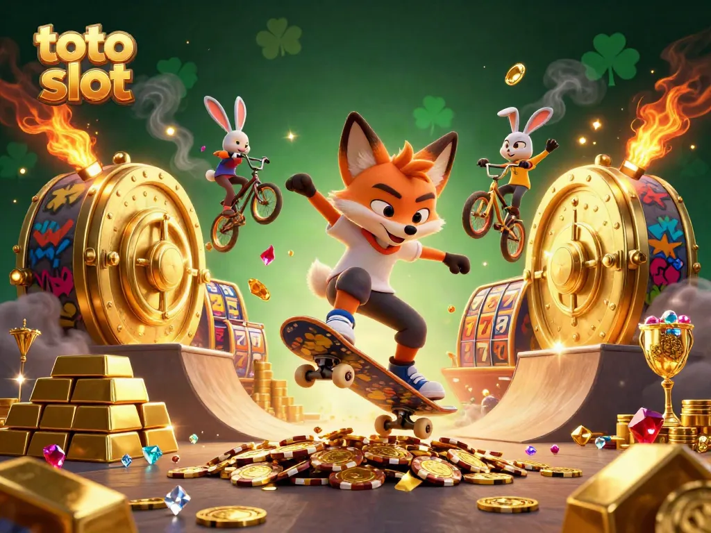 Spin the reels with toto slot in a vibrant 3D casino world filled with excitement and rewards.