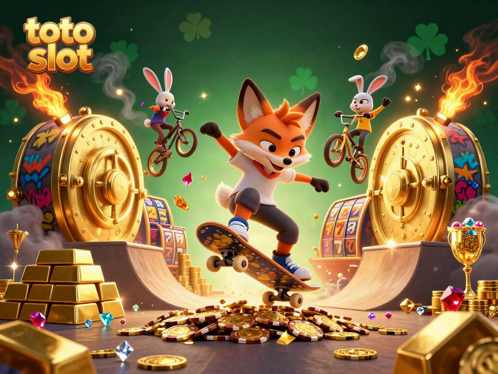 Spin the reels with toto slot in a vibrant 3D casino world filled with excitement and rewards.