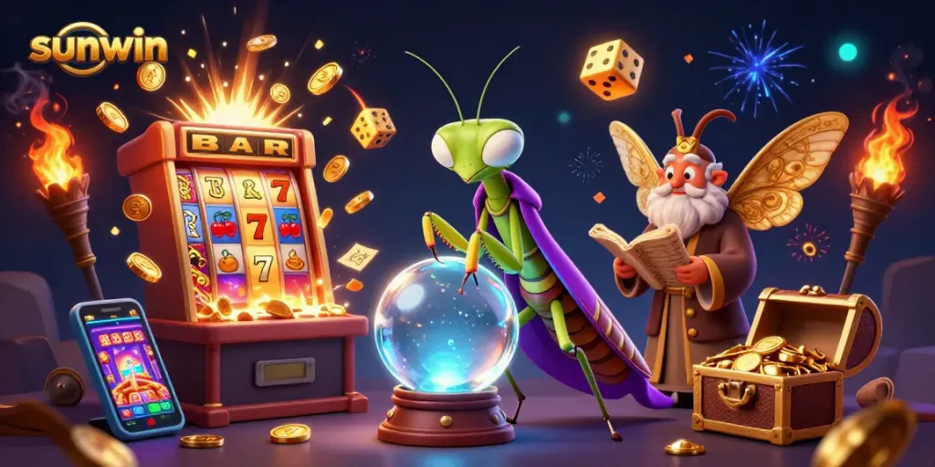 Experience the sunwin casino magic with vibrant characters and thrilling game elements!