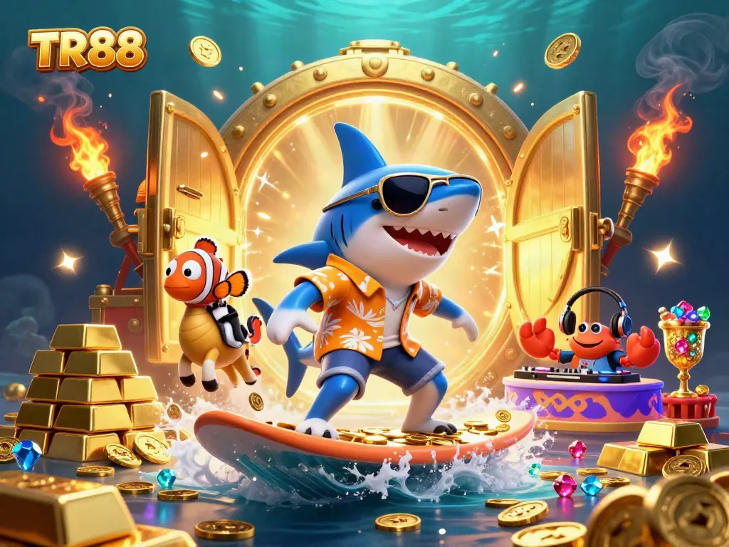 Experience the excitement at TR88 Casino with vibrant characters and stunning visuals!