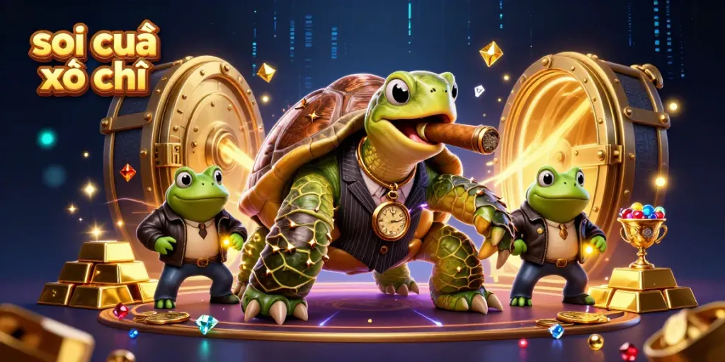 Experience thrilling soi cầu xổ số action with cartoon characters and lavish casino treasures.