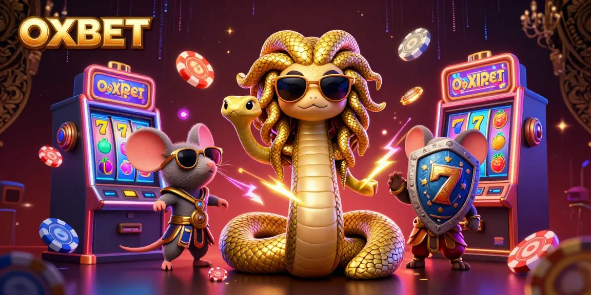 Experience OXBET with engaging slot games featuring colorful characters and vibrant casino elements.