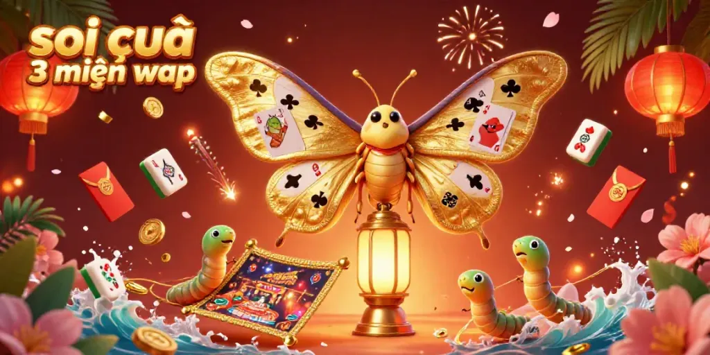 Engage with vibrant casino visuals through soi cầu 3 miền wap, where an atlas moth flutters above rich, dynamic elements.