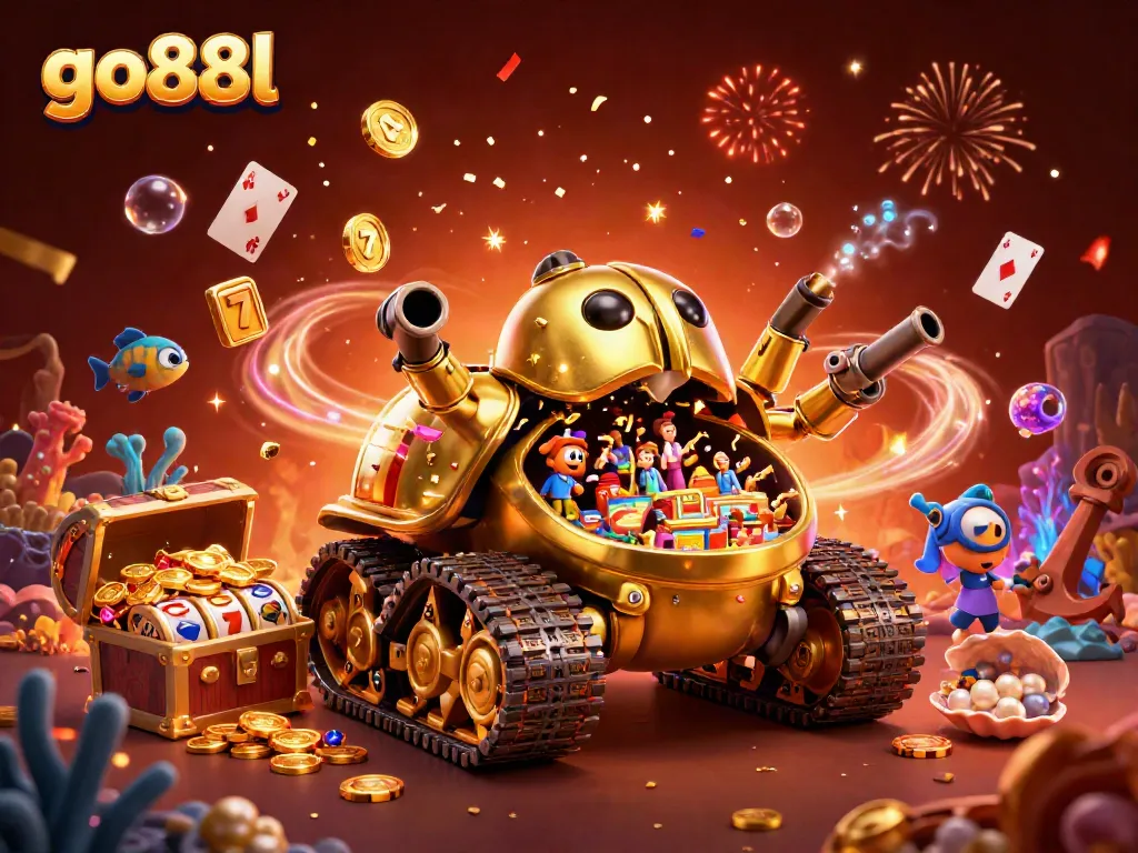 Experience vibrant gaming action with go88l's unique casino adventure scene.