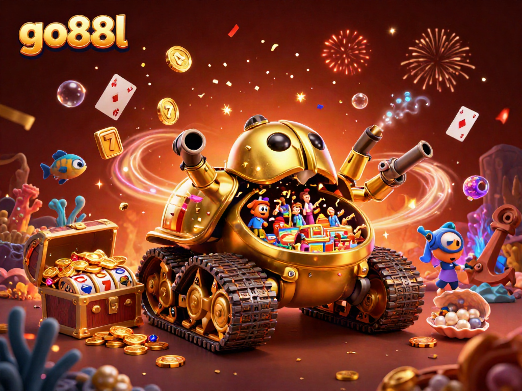 Experience vibrant gaming action with go88l's unique casino adventure scene.