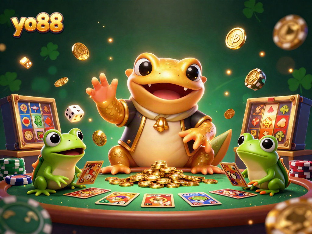 Experience thrilling gaming moments with yo88, featuring alchemists and lively tokens in a vibrant casino.