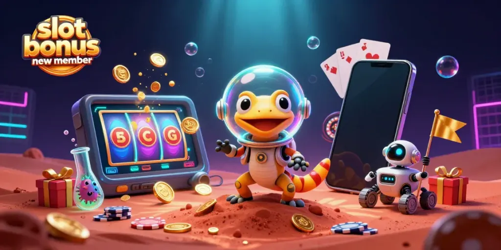 Experience the excitement with a slot bonus new member on a golden casino adventure!